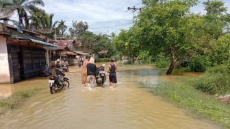 Sejumlah Wilayah di Kabupaten Landak Banjir akibat Curah Hujan Tinggi