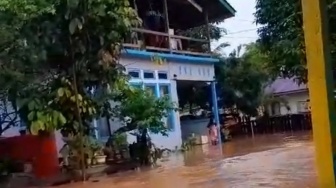 350 Rumah Terdampak Banjir di Kecamatan Badau Kapuas Hulu