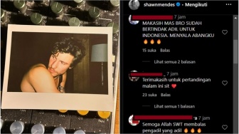 Salah Lapak, Netizen Indonesia Mengira Shawn Mendes 'Wasit' di Laga Timnas