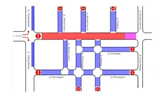 Nobar Timnas Indonesia Vs Uzbekistan, Berikut Rekayasa Lalu Lintas di Kesawan