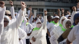 Sejumlah 28 Ribu Jemaah Ikuti Peluncuran Senam Haji, Sekjen Kemenag: Ikhtiaar Menjaga Kebugaran