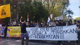 Mayday di Bali : Buruh Tuntut Sistem Kontrak Dihapuskan Karena Pariwisata Membaik