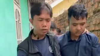 Pelaku Pembunuh Wanita di Dalam Koper Cuma Bisa Nunduk Saat Ditangkap Polisi di Palembang