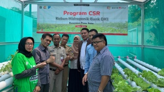 Bank DKI Resmikan Kebun Hidroponik dan Serahkan Bantuan Pendidikan Bagi Penyandang Cerebral Palsy