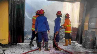 Detik-detik Puskesmas di Mojokerto Terbakar, Titik Api Berasal dari Ruang Vaksinasi