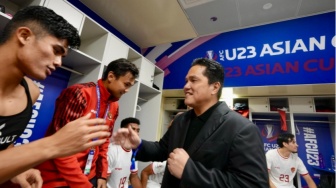 Meski Kalah dari Irak, Erick Thohir Tetap Bangga dengan Garuda Muda