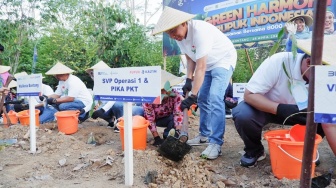 Perluas Community Forest, Pupuk Kaltim Tanam 900 Bibit Pohon di Bontang