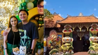 Suasana Lokasi Pernikahan Mahalini dan Rizky Febian di Bali yang Menikah Hari Ini