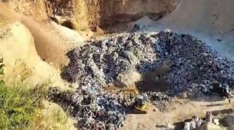 Beredar Penampakan Sampah Dibuang ke Area Bekas Tambang di Gunungkidul, Ini Respon Sri Sultan HB X