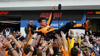 Juara F1 GP Miami, Lando Norris Sangat Bangga Raih Kemenangan F1 Pertamanya