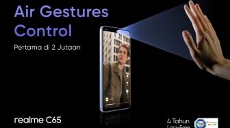 Mengenal Fitur Air Gestures Realme C65 Diklaim Pertama di Segmennya