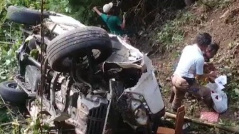 Jalan Berliku dan Tikungan Tajam Diduga Jadi Penyebab Kecelakaan Maut Pajero di Cianjur