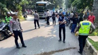 Angkot Tabrak Pemotor Hingga Tewas di Jalan Ahmad Yani Bogor