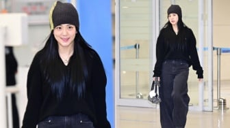 Intip 4 Style Airport Fashion ala Member BLACKPINK, Look Mana Favoritmu?