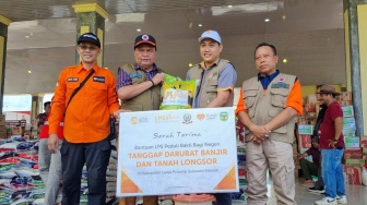 LPS Sigap Salurkan Bantuan untuk Warga Terdampak Banjir dan Tanah Longsor di Luwu