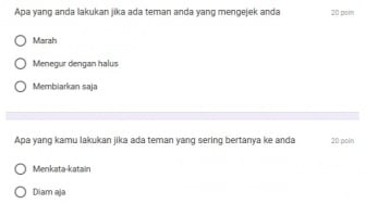 Link Ujian Emosi Google Form dan Cara Tahu Seberapa Mudah Amarahmu Tersulut