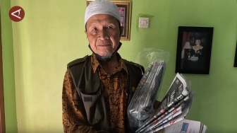 Loper Koran di Bogor Naik Haji Setelah 11 Tahun Menabung