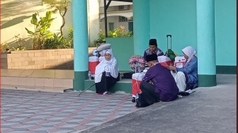 Gempa, Jemaah Haji di Asrama Haji Embarkasi Lombok Panik Karena Trauma