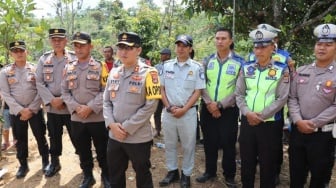 Polisi Selidiki Penyebab Bus Ranau Indah Masuk Jurang di Lampung Barat