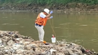 Sungai Bengawan Solo Diduga Kembali Tercemar Limbah Alkohol, Begini Kondisinya