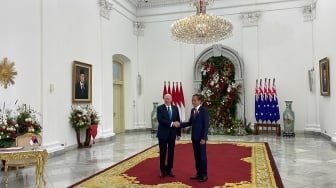 Presiden Jokowi Terima Kunjungan Gubernur Jenderal Australia David Hurley Di Istana Bogor