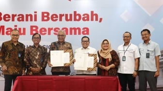 Optimalisasi Bisnis, Jamkrindo Teken Nota Kesepahaman Kolaborasi BUMN dengan Perum LKBN Antara