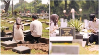 Segera Nikahi Aaliyah Massaid, Thariq Minta Izin ke Makam Adjie Massaid