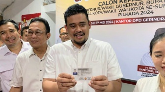 Bobby Nasution Resmi Jadi Kader Gerindra, Langsung Daftar Bakal Calon Gubernur Sumut