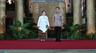 Disambut Hangat Jokowi, Puan Hadiri Welcoming Dinner World Water Forum di Bali
