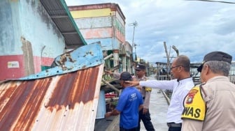 Sembilan Rumah Rusak Diterjang Puting Beliung di Bintan, 33 Jiwa Mengungsi