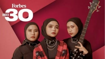 Profil Personil Voice of Baceprot, 3 Hijaber Berhasil Masuk Forbes 30 Under 30