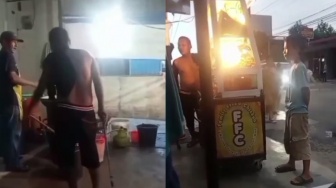Viral Pria Minta Uang ke Pedagang di Medan, Ancam Pecahkan Steling Jualan