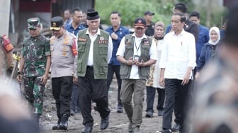 Jokowi Sambangi Korban Bencana di Sumbar, Mahyeldi: Kesempatan Dapat Dukungan Penuh Pemerintah Pusat