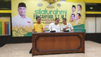 Eri Cahyadi Berkunjung ke Partai Golkar Surabaya, Sinyal Jalan Bersama di Pilkada?