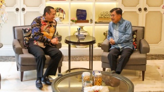 Intip Potret Pertemuan Pimpinan MPR dengan Jusuf Kalla