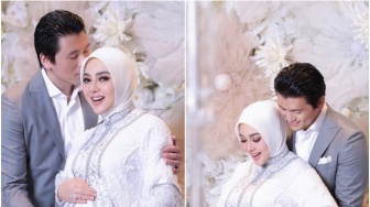 Syahrini Tampil Mempesona Hamil Anak Pertama, Alami Pregnancy Glow?