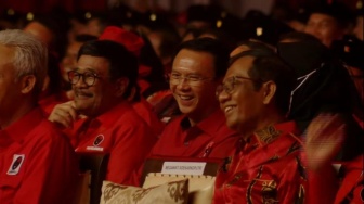 Ahok Digoda Megawati di Penutupan Rakernas PDIP: Namanya Bagus Tapi Kok Nasibnya Nggak Ya?