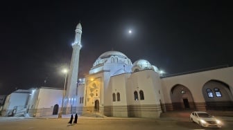 Masjid Quba di Kota Madinah. (Suara.com/Chandra)