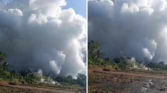 Kawah Nirwana di Suoh Lampung Barat Erupsi, Terdengar Dentuman Keras 3 Kali