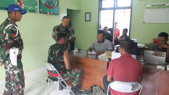 Sering Minta Makan Gratis di Warung Makan, TNI Gadungan Ditangkap Kodim Lampung Timur