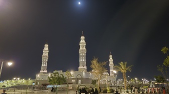 Masjid Quba di Kota Madinah. (Suara.com/Chandra)