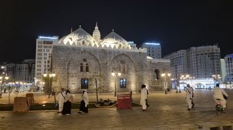 Masjid Quba di Kota Nabawi. (Suara.com/Chandra)