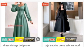 5 Rekomendasi Toko Shopee yang Menjual Dress Vintage ala Serial Bridgerton