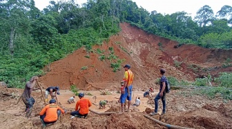 3 Korban Tanah Longsor di Tanggamus Ditemukan Meninggal, Dua Diantaranya Bapak Anak