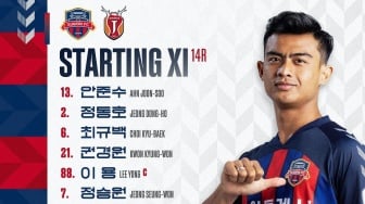 Pelatih Suwon FC Bela Pratama Arhan Soal Kartu Merah Kilat di Laga Debut