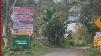 Jalan ke Arah DTW di Bali Ini Dipasangi Rambu Dan Peringatan Bila Pakai Google Map