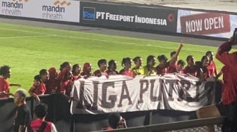 Usai Bantai Singapura, Timnas Putri Indonesia Bentangkan Banner Sindiran untuk PSSI?