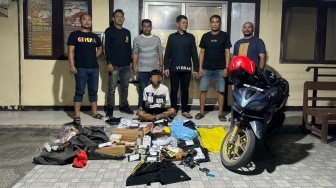 Motor Kurir JNT Digondol Maling saat Antar Paket di Kabupaten Landak