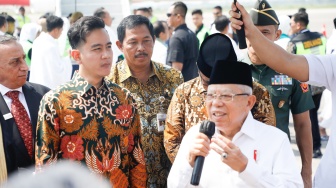 Pj Gubernur Jateng Dampingi Wapres Maruf Amin Resmikan Layanan Fast Track, Permudah Layanan Jamaah Haji