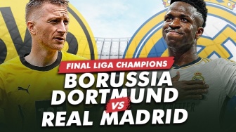 Sebentar Lagi Mulai, Link Nonton Live Streaming Final Liga Champions Borussia Dortmund vs Real Madrid